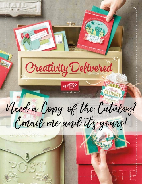 2017 Holiday Catalog by Stampin' Up! Request Your Copy Today from Stampin' Hoot! Stesha Bloodhart #2017holidaycatalog #stampinup #stampinhoot