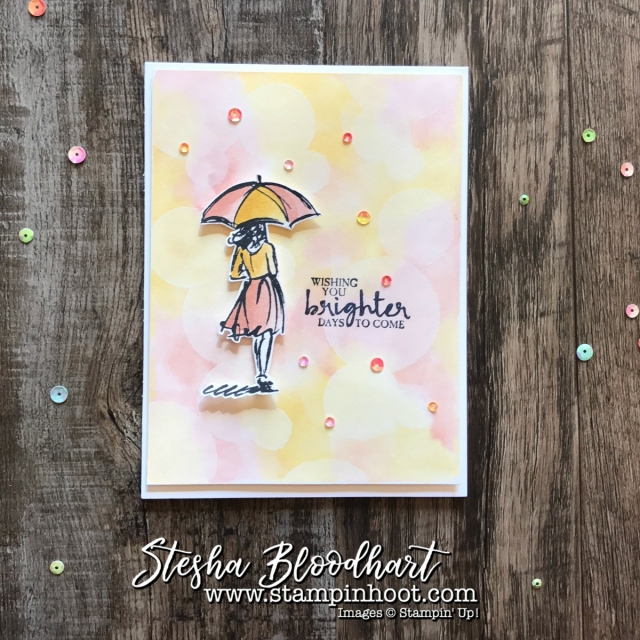 Beautiful You Stamp Set by Stampin' Up! for the Stamp Review Crew Blog Hop See Details at Stampin' Hoot! Stesha Bloodhart #stampreviewcrew #stampinup #steshabloodhart #papercrafts #watercolor #bokehbackground #beautifulyou