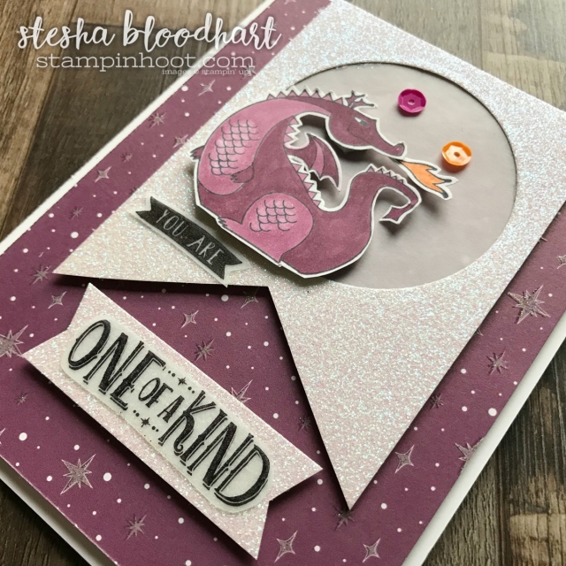 Myths & Magic Suite of Product from the Stampin' Up! 2018 Occasions Catalog - Created by Stesha Bloodhart, Stampin' Hoot! for OnStage 2017 Display Stamper Blog Hop #stampinhoot #steshabloodhart #displaystamperbloghop #onstage2017