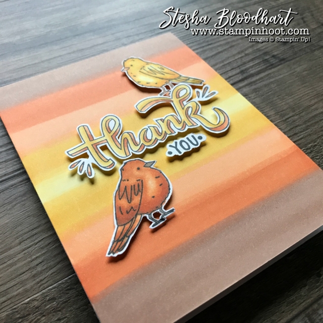 Color Me Happy Stamp Set by Stampin' Up! created with the All New Stampin' Blends, Available Now at Stampin' Hoot! Stesha Bloodhart #colormehappy #stampinblends #steshabloodhart #stampinhoot