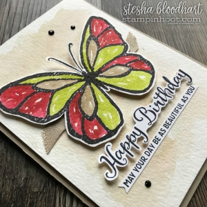 Beautiful Day Stamp Set from Stampin' Up! 2018 Occasions Catalog for GDP117 Color Challenge #gdp117 #steshabloodhart #stampinhoot #beautifulday