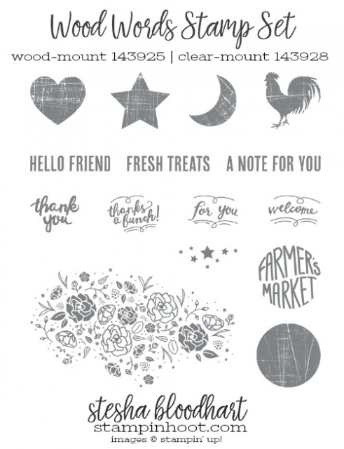 Wood Words Stamp Set by Stampin' Up! Buy Online at Stampin' Hoot! Stesha Bloodhart #stampinhoot #steshabloodhart