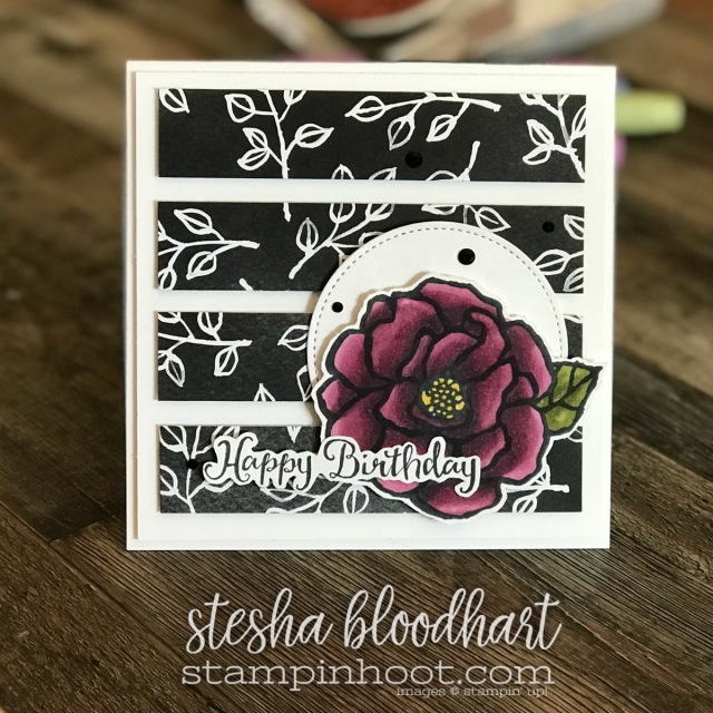 Beautiful Day Stamp Set from 2018 Occasions Catalog for TGIFC137 #tgifc137 Sketch Challenge #steshabloodhart #stampinhoot #beautifulday