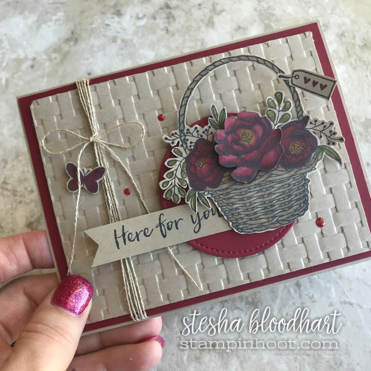 Lots of Lavender Sale-a-Bration Stamp Set FREE with $50 purchase. Shop with Stesha Bloodhart, Stampin' Hoot! #steshabloodhart #stampinhoot #lotsoflavender