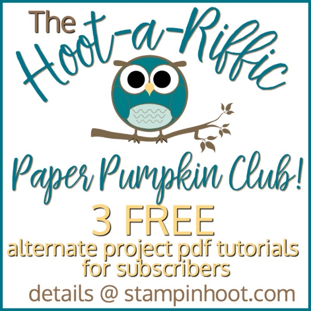 Hoot-a-Riffic Paper Pumpkin Club