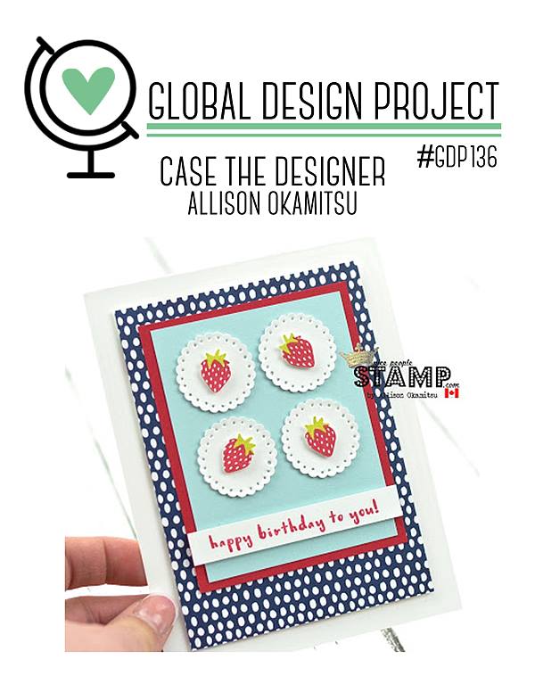Bird Banter Birthday Card for the #GDP136 Case the Designer Challenge. Birthday Card created by Stesha Bloodhart, Stampin' Hoot! #steshabloodhart #stampinhoot #gdp136
