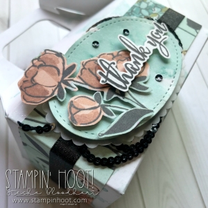 Share What You Love Early Release by Stampin' Up! Mini Gable Box Thank You Created by Stesha Bloodhart, Stampin' Hoot! for #OnStage2018 Milwaukee Display Board Samples #steshabloodhart #stampinhoot