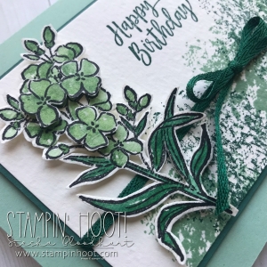Southern Serenade Stamp Set by Stampin' Up! Happy Birthday Card created by Stesha Bloodhart, Stampin' Hoot! for GDP140 Case the Designer Challenge #steshabloodhart #stampinhoot