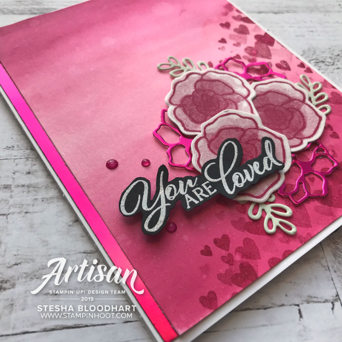 Create this Valentine's Card using the Forever Lovely Bundle by Stampin' Up!