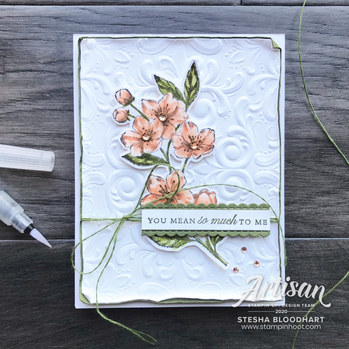 Stampin Up Bundle-Forever Blossoms Stamp Set $ coordinating Cherry Blossoms Die