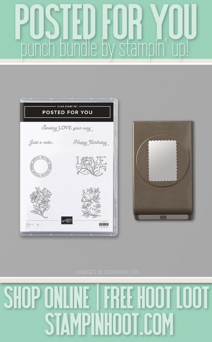 Posted for You Bundle from Stampin' Up! Buy online with Stesha Bloodhart, Stampin' Hoot 2020 Artisan Design Team Item 154075