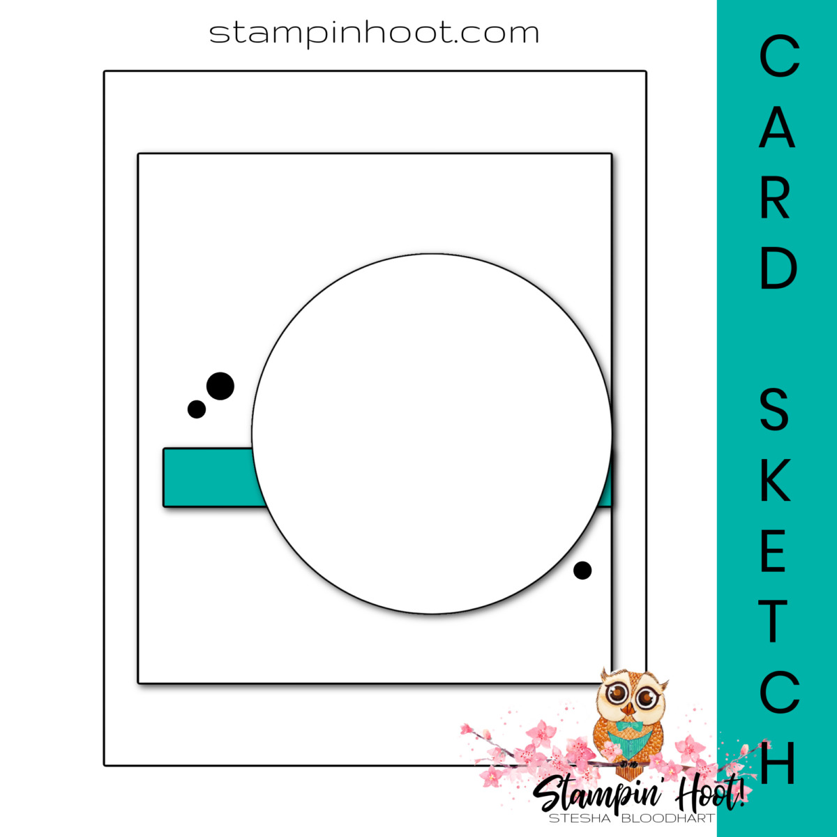 Stampin' Hoot Card Sketch #1