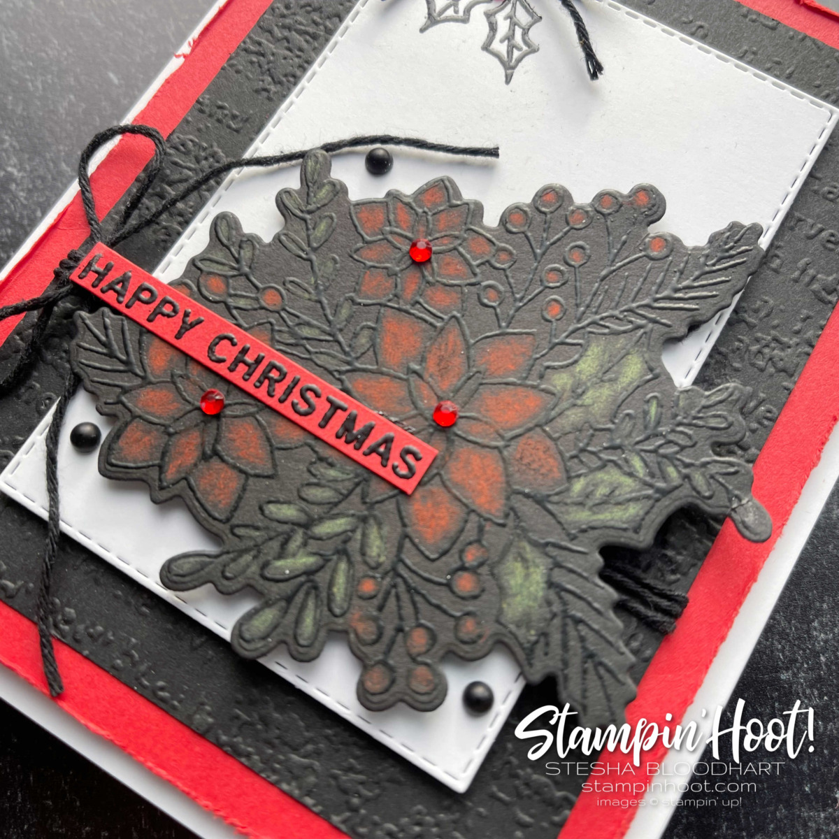 Create this card using Soft Pastels and Words of Cheer Bundle by Stampin' Up! Card by Stesha Bloodhart, Stampin' Hoot!