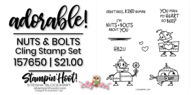 Nuts & Bolts Stamp Set by Stampin' Up! Order Online with Stesha Bloodhart, Stampin' Hoot!
